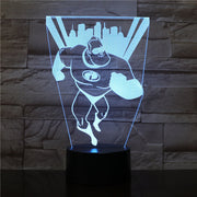 Cartoon Fat Man 7/16 Colors Chang 3D LED Night Light Sleep Bedroom Decor Lamp Love Valentines Gift Dropshipping 3D-2475