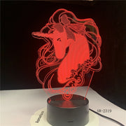 Unicorn Romantic Gift 3D LED Table Lamp 7 Color Change Night Light Room Decor Lustre Holiday Girlfriend Kids Toys AW-2319