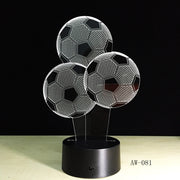 Football Balloon Night Light Sporting 3D LED USB Lamp RC Touch Remote Controller Colorful Gradient Visual Boy Gift AW-081