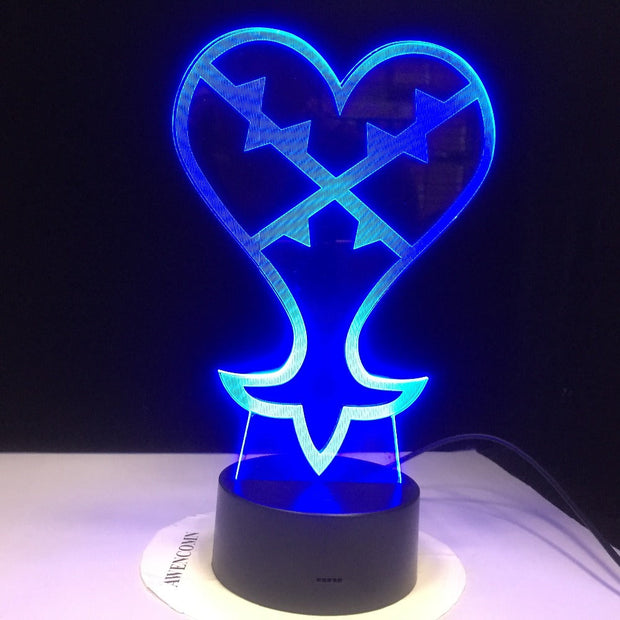 Figure 3D Lamp Lighting LED USB Mood Night Light Multicolor Animal Luminaria Gifts for Kids Ocean Lover Bedside Decor