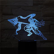 League of Legends LoL Heros Table Lamp Bedroom Touch Sensor 7 Color Changing THE SENESCHAL OF LED Night Light
