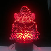 Harris Games Figure Maskguy 3D Nightlight Kids Child Girls Bedroom Decor Light Gift 3d Lamp 16 Colors Remote Control Dropship