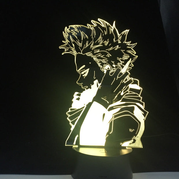 HITOSHI SHINSO MY HERO ACADEMIA 3D ANIME Night lights Lampara 16 Colors Changing Table Lamp For Christmas Gift Dropshipping