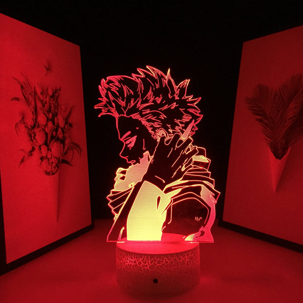 Anime 3D LED Night Light My Hero Academia Hitoshi Shinso Lamp for Bedroom Decor Birthday Gift Light Manga Gadget Table Lamp