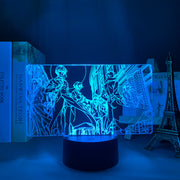 Manga Moriarty The Patriot 3D LED Lamp Anime Figure Bedroom Desk Decoration Small Night Light for Children's Festival Birthday Gifts  Neon Lights With Remote