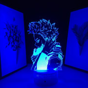 Anime 3D LED Night Light My Hero Academia Hitoshi Shinso Lamp for Bedroom Decor Birthday Gift Light Manga Gadget Table Lamp