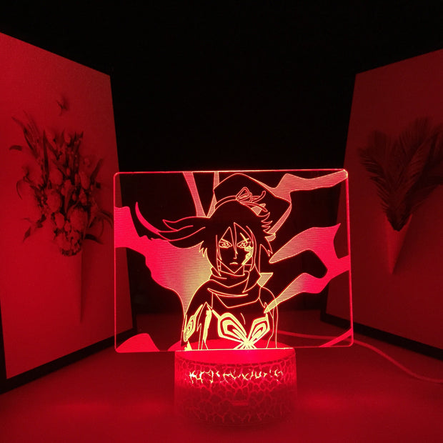 Bleach Anime Yoruichi Shihouin  Night Light Home Bedroom Table Decoration for Children's Festival Birthday Gifts 7 Color Changes  LED Lamp
