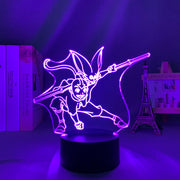 Avatar The Last Airbender Aang Home Bedroom Desk Decoration Small Night Light for Kids 3D LED Lamp Anime Figure Multiple Color Changes With Remote Control