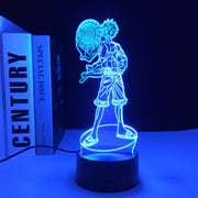 Monkey Luffy Anime Figure 3D Night Light for  Children's Festival Birthday Gifts  USB Link Charging Neon Lamp