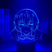 Bungo Stray Dogs Osamu Dazai Lamp for Room Decor Friend Birthday Gift Gadget Nakahara Chuya Night Light Anime Neon Light Dazai