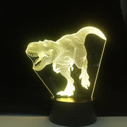 Dinosaur 16 Colors 3D LED Night light Lamp Remote Control Table Lamps Toys Christmas Gift For kid Home Decoration 3D Night Light