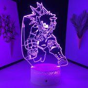 3D LED Lamp Anime My Hero Academia Katsuki Bakugo Lamp for Birthday Gift Bedroom Decoration Manga Bakugo Night Light