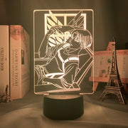 Acrylic 3d Lamp Levi Ackerman Anime Attack on Titan for Home Room Decor Light Child Gift Captain Levi Ackerman LED Night Light