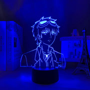 High Rise Invasion Rika Honjo Anime Figure 3D LED Night Lamp Home Bedroom Desk Decoration Children's Festival Birthday gifts USB link Charging
