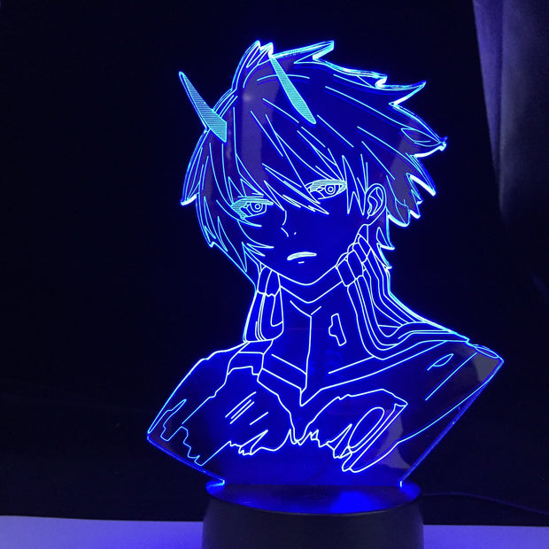 DARLING In The FRANXX Hiro Led Night Light For Bedroom Decor Nightlight Anime Gift Table 3d Lamp CODE 016 DARLING In The FRANXX
