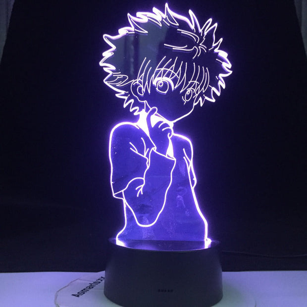 Cute Hunter X Hunter for Kids Child Bedroom Decor Nightlight Dropshipping Manga Gift Hunter X Hunter Night Light 3d Night Lamp