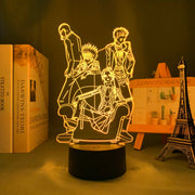 3D LED Lamp Anime Figure Bedroom Desk Decoration Small Night Light for Children's Festival Birthday Gifts Nana Black Stone Neon Lights With Remote