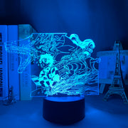 Anime Figure 3D Night light  Kimetsu No Yaiba Tanjiro X Nezuko Multiple Color Changes With Remote Control Children's Festival Birthday gifts
