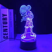 Monkey Luffy Anime Figure 3D Night Light for  Children's Festival Birthday Gifts  USB Link Charging Neon Lamp