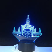 3d Led Night Light Lamp Mecca Mosque Makka Usb Home Decorative Luminaria RGB Kids Baby Nightlight Gift Table Lamp Bedroom 1575