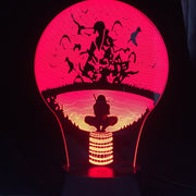 Visual Illusion Anime 3D Night Light Home Bedroom Table Decoration for Children's Festival Birthday Gifts  7 Color Changes With Remote Control LED Lamp