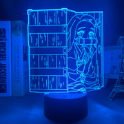 Acrylic Led Night Lamp Anime demon slayer kimetsu no yaiba Nezuko Kamado for Bedroom Decorative Birthday Gift 3d Table Light