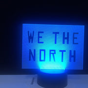 Game We The North 3D Led Night Light for Office Room Decor Nightlight Touch Switch Color Changing Atmosphere Lamp Dropshipping