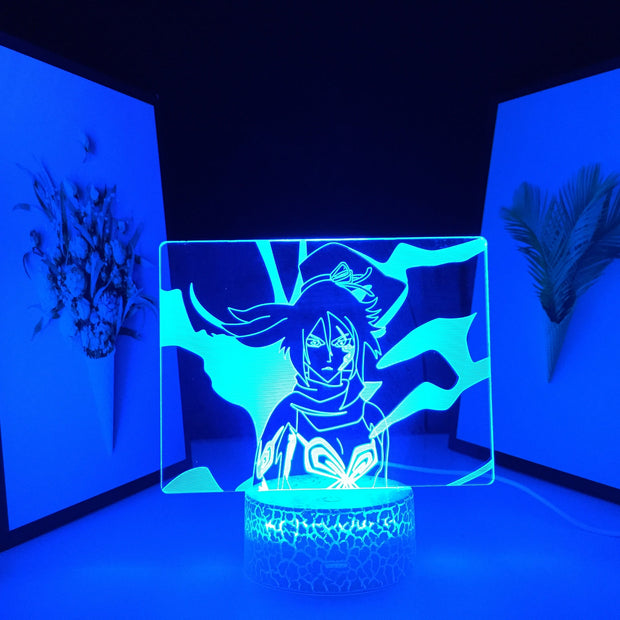 Anime Bleach Anime Yoruichi Shihouin 3D Small Night Light for Kids Home Decor Children's Festival Birthday Gifts 7 Color Changes With Remote Control Neon Lamp