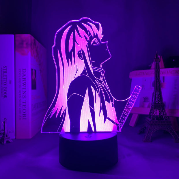 Kimetsu no Yaiba Muichiro Tokito Led Night Light for Bedroom Decor Gift Nightlight Anime 3d Lamp Muichiro Tokito Demon Slayer