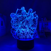 Anime Led Light Attack on Titan Wallpaper Group for Kid Bedroom Decoration Child Birthday Gift Manga AOT Attack on Titan 3d Lamp