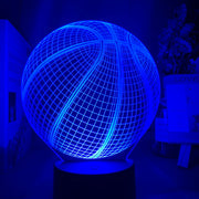 3d Illusion Night Lamp Basketball Ball Hologram Acrylic Nightlight for Room Decor Unique Gift for Student Bedroom Night Light