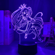 Anime No Game No Life Shiro Led Night Light for Bedroom Decor Birthday Gift Night Lamp No Game No Life Shiro Light Gadget