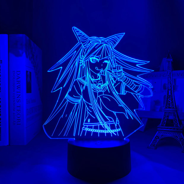 Danganronpa Led Night Light Ibuki Mioda Lamp for Bedroom Decor Kids Gift Danganronpa Acrylic 3d Lamp Ibuki Mioda