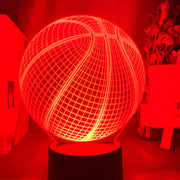 3d Illusion Night Lamp Basketball Ball Hologram Acrylic Nightlight for Room Decor Unique Gift for Student Bedroom Night Light