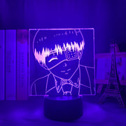 3d Lamp Anime Tokyo Ghoul Ken Kaneki Light for Kids Bedroom Decor Night Light Birthday Gift Manga Gadget Tokyo Ghoul Lamp Kaneki
