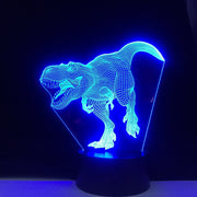 Dinosaur 16 Colors 3D LED Night light Lamp Remote Control Table Lamps Toys Christmas Gift For kid Home Decoration 3D Night Light