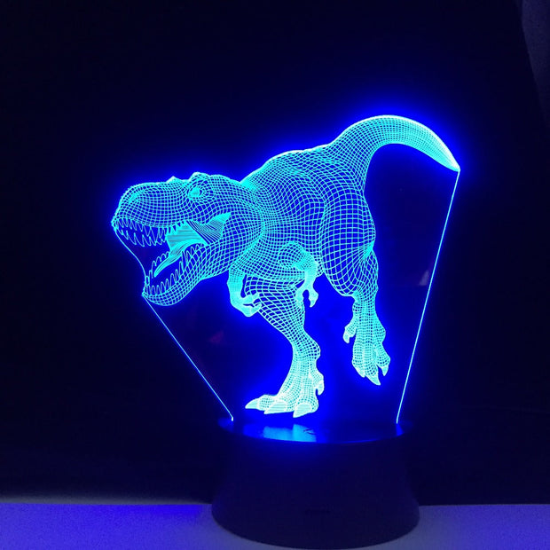 Dinosaur 16 Colors 3D LED Night light Lamp Remote Control Table Lamps Toys Christmas Gift For kid Home Decoration 3D Night Light