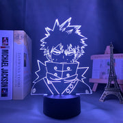 3d Led Night Light Anime My Hero Academia for Bedroom Decor Birthday Gift Manga Gadget My Hero Academia Katsuki Bakugo Lamp 3d