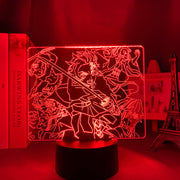 Anime Demon Slayer Kimetsu No Yaiba Led Night Light for Bedroom Decor Light Brithday Gift Manga Demon Slayer Room Desk 3d Lamp