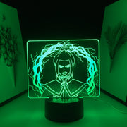 3D LED Night Light Avatar The Last Airbender Azula Home Bedroom Table Decoration for Children's Festival Birthday Gifts Acrylic 7 Color Changes