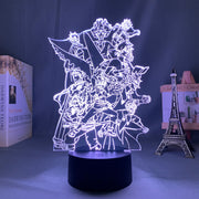 3d Led Lamp Anime Black Clover Group Wallpaper for Kids Bedroom Decor Nightlight Birthday Gift Room Desk Lamp Bleach Nel Tu