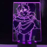 Yuno Light for Kids Child Bedroom Decor Night Light Birthday Gift Manga Gadget Black Clover Lamp 3d Lamp Anime Black Clover