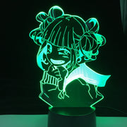 Himiko Toga Newest MY HERO ACADEMIA 3D ANIME LAMP Boku No Cross My Body Night Lights for Bedroom Decoration Night Lamp Party Use