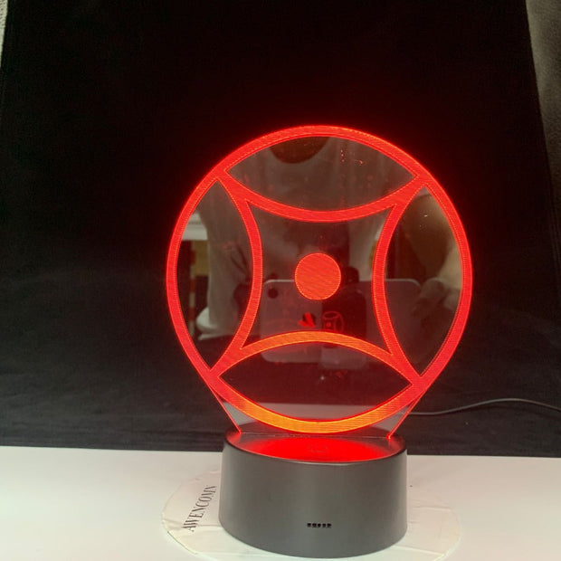 Abstract Special Logo 3D LED Lamp Night Light RGBW Bulb Party Decoration Christmas Gift Cartoon Luminaria Lampara Remote Control