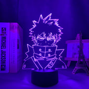 3d Led Night Light Anime My Hero Academia for Bedroom Decor Birthday Gift Manga Gadget My Hero Academia Katsuki Bakugo Lamp 3d