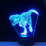 Dinosaur 16 Colors 3D LED Night light Lamp Remote Control Table Lamps Toys Christmas Gift For kid Home Decoration 3D Night Light