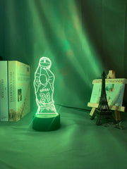 Led Night Light Kobe Jump Shoot Figure Back View Bedroom Decor Nightlight Desk 3d Lamp Dropshipping Kobe Bryant Memorial Gifts