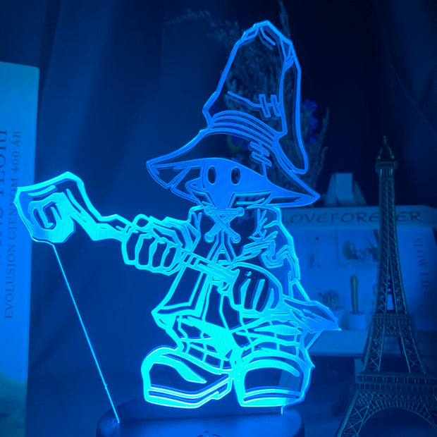 Final Fantasy Vivi Ornitier Figure Kids Night Light Led Color Changing Bedroom Decorative Light Cool Gift for Kids Bedside Lamp