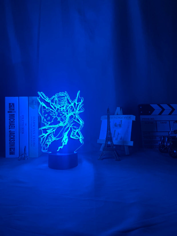 Kimetsu No Yaiba Led Night Light Anime Demon Slayer Lamp for Bedroom Decor Light Kids Child Birthday Gift Agatsuma Zenitsu Light