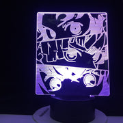 DEMON SLAYER PANEL LED ANIME LAMP DEMON SLAYER KIMETSU NO YAIBA Kid Child Nightlight Bedside Desk Lamp Japanese Led Night Light